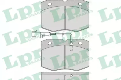 05P963 LPR Комплект тормозных колодок, дисковый тормоз
