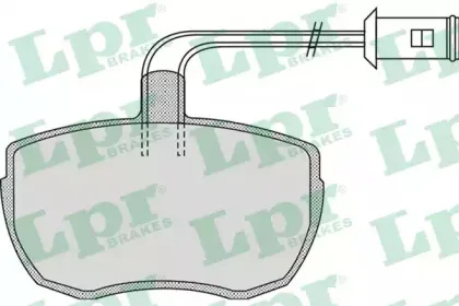 05P968 LPR Комплект тормозных колодок, дисковый тормоз