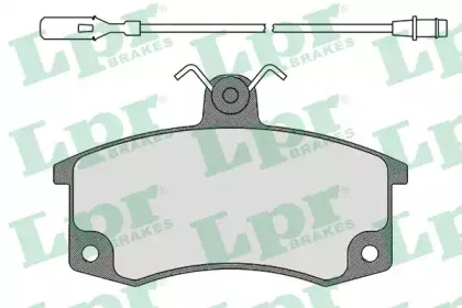 05P988 LPR Комплект тормозных колодок, дисковый тормоз