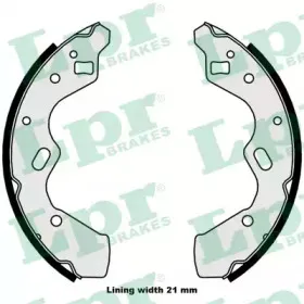 08050 LPR Комплект тормозных колодок