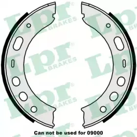 09510 LPR Комплект тормозных колодок, стояночная тормозная система