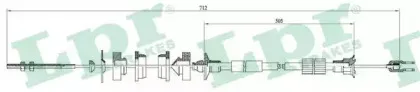 C0005C LPR Трос, управление сцеплением