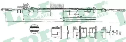 C0022C LPR Трос, управление сцеплением