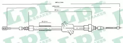 C0034B LPR Трос, стояночная тормозная система