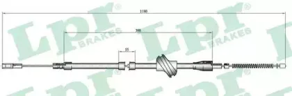 C0045B LPR Трос, стояночная тормозная система