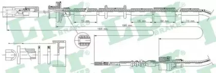 C0048C LPR Трос, управление сцеплением