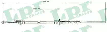C0062C LPR Трос, управление сцеплением