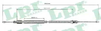 C0120B LPR Трос, стояночная тормозная система