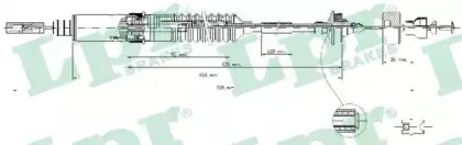 C0242C LPR Трос, управление сцеплением