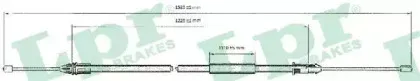 C0403B LPR Трос, стояночная тормозная система