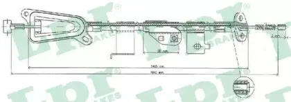 C0482B LPR Трос, стояночная тормозная система
