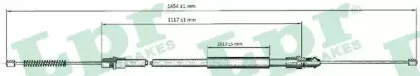 C0692B LPR Трос, стояночная тормозная система