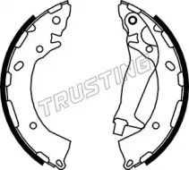 046.225 TRUSTING Комплект тормозных колодок