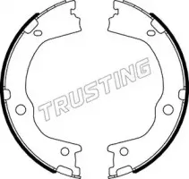 046.227 TRUSTING Комплект тормозных колодок, стояночная тормозная система