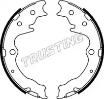 049.163 TRUSTING Комплект тормозных колодок, стояночная тормозная система