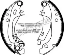 079.192Y TRUSTING Комплект тормозных колодок