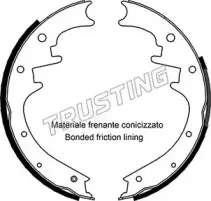 088.233 TRUSTING Комплект тормозных колодок