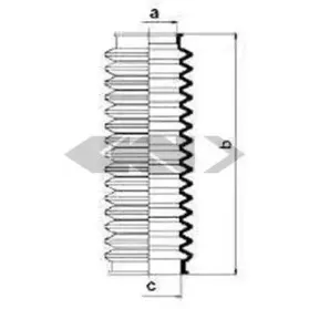83508 SPIDAN Пыльник, рулевое управление