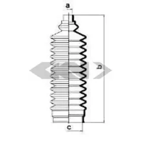 83587 SPIDAN Пыльник, рулевое управление