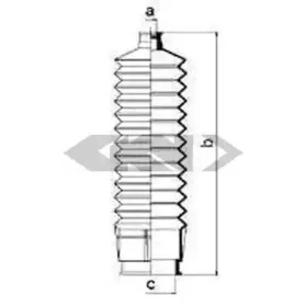 83590 SPIDAN Пыльник, рулевое управление