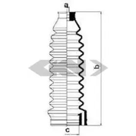 83653 SPIDAN Пыльник, рулевое управление