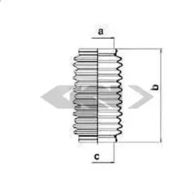 83659 SPIDAN Пыльник, рулевое управление