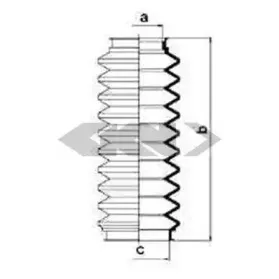 83679 SPIDAN Пыльник, рулевое управление