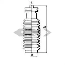 83716 SPIDAN Пыльник, рулевое управление
