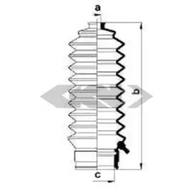 83861 SPIDAN Пыльник, рулевое управление