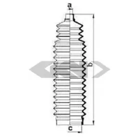 83893 SPIDAN Пыльник, рулевое управление