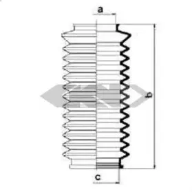 83947 SPIDAN Пыльник, рулевое управление