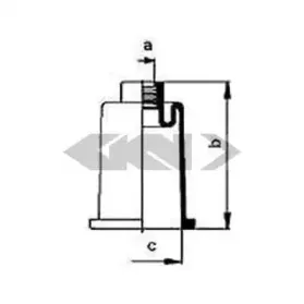 83968 SPIDAN Пыльник, рулевое управление