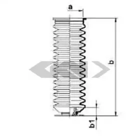 84006 SPIDAN Пыльник, рулевое управление