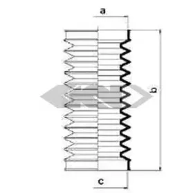 84066 SPIDAN Пыльник, рулевое управление