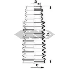 84067 SPIDAN Пыльник, рулевое управление