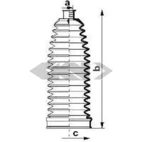 84078 SPIDAN Пыльник, рулевое управление