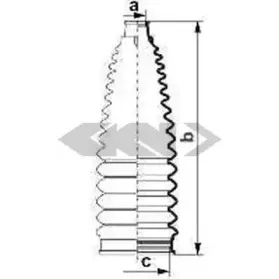 84079 SPIDAN Пыльник, рулевое управление