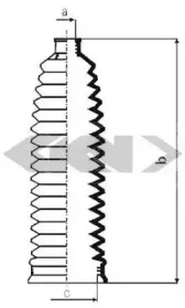 84102 SPIDAN Пыльник, рулевое управление