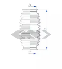 84178 SPIDAN Пыльник, рулевое управление