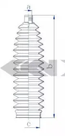 84206 SPIDAN Пыльник, рулевое управление