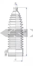 84212 SPIDAN Пыльник, рулевое управление