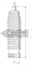 84234 SPIDAN Пыльник, рулевое управление
