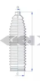 84240 SPIDAN Пыльник, рулевое управление