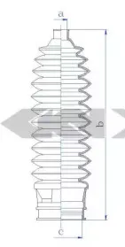 84248 SPIDAN Пыльник, рулевое управление
