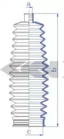 84271 SPIDAN Пыльник, рулевое управление