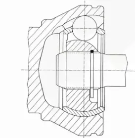 22581 SPIDAN Шарнирный комплект, приводной вал