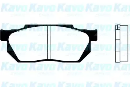 BP-2000 KAVO PARTS Комплект тормозных колодок, дисковый тормоз