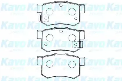 BP-2043 KAVO PARTS Комплект тормозных колодок, дисковый тормоз