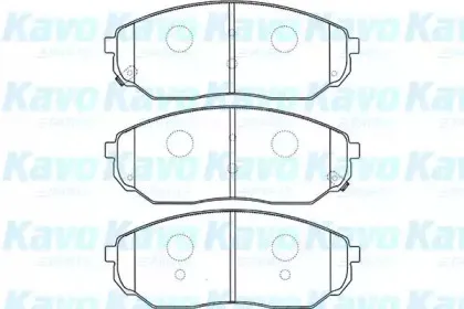 BP-4010 KAVO PARTS Комплект тормозных колодок, дисковый тормоз
