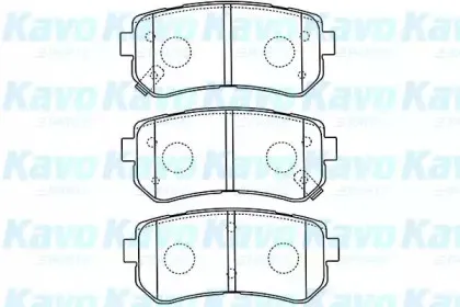 BP-4018 KAVO PARTS Комплект тормозных колодок, дисковый тормоз